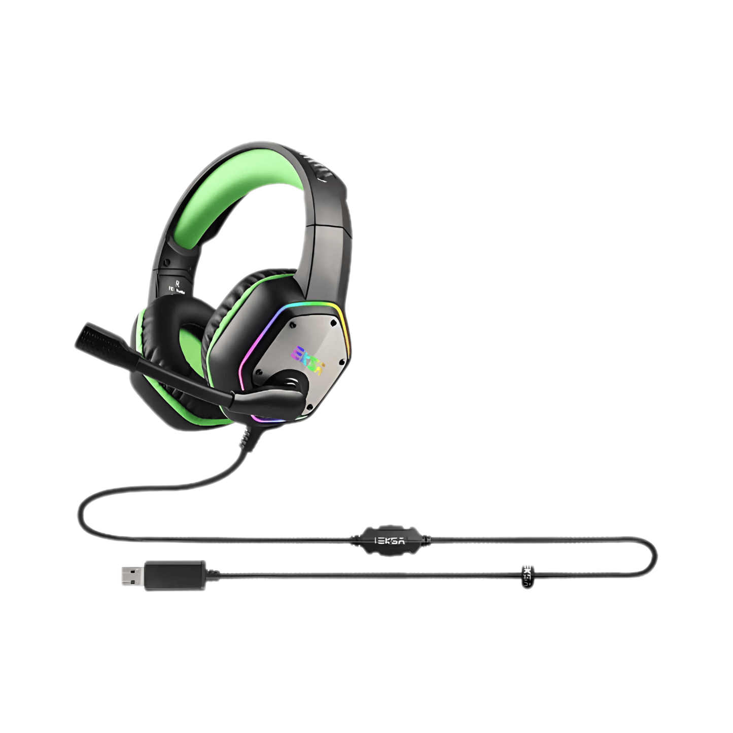 EKSA Wireless Gaming Headset – 7.1 Surround Sound & RGB Lighting - ZNOVOTECH