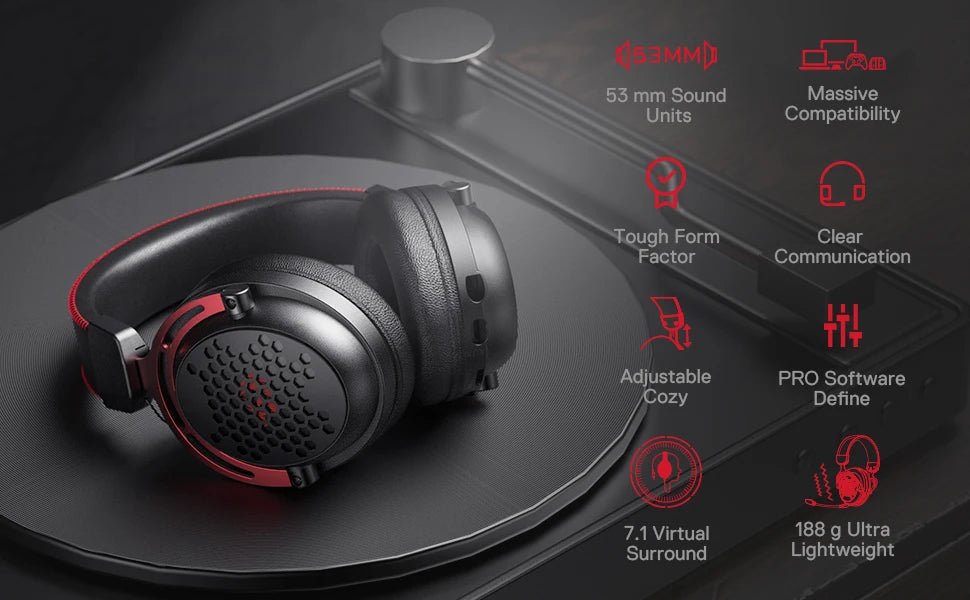 H386 Diomedes Wired Gaming Headset – 7.1 Surround Sound & 53MM Drivers - ZNOVOTECH