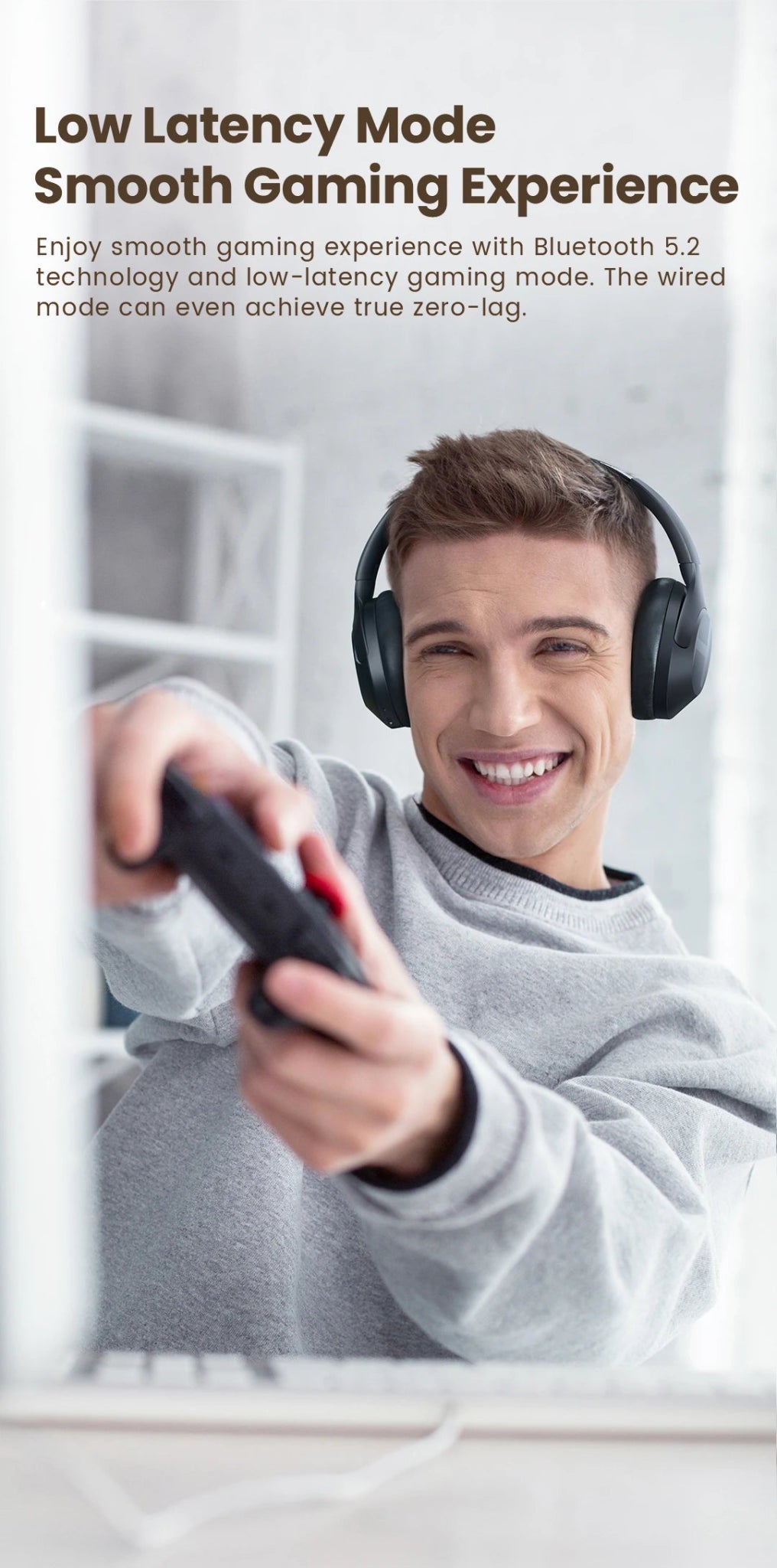 Haylou S35 ANC Wireless Headphones | 42dB Noise Cancellation & 60H Battery - ZNOVOTECH