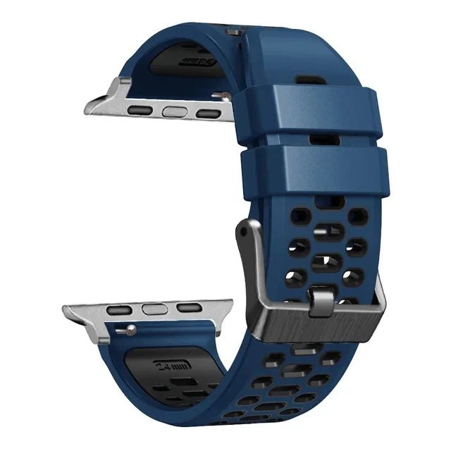 Sports Silicone Apple Watch Band | Durable, Adjustable, and Breathable - ZNOVOTECH