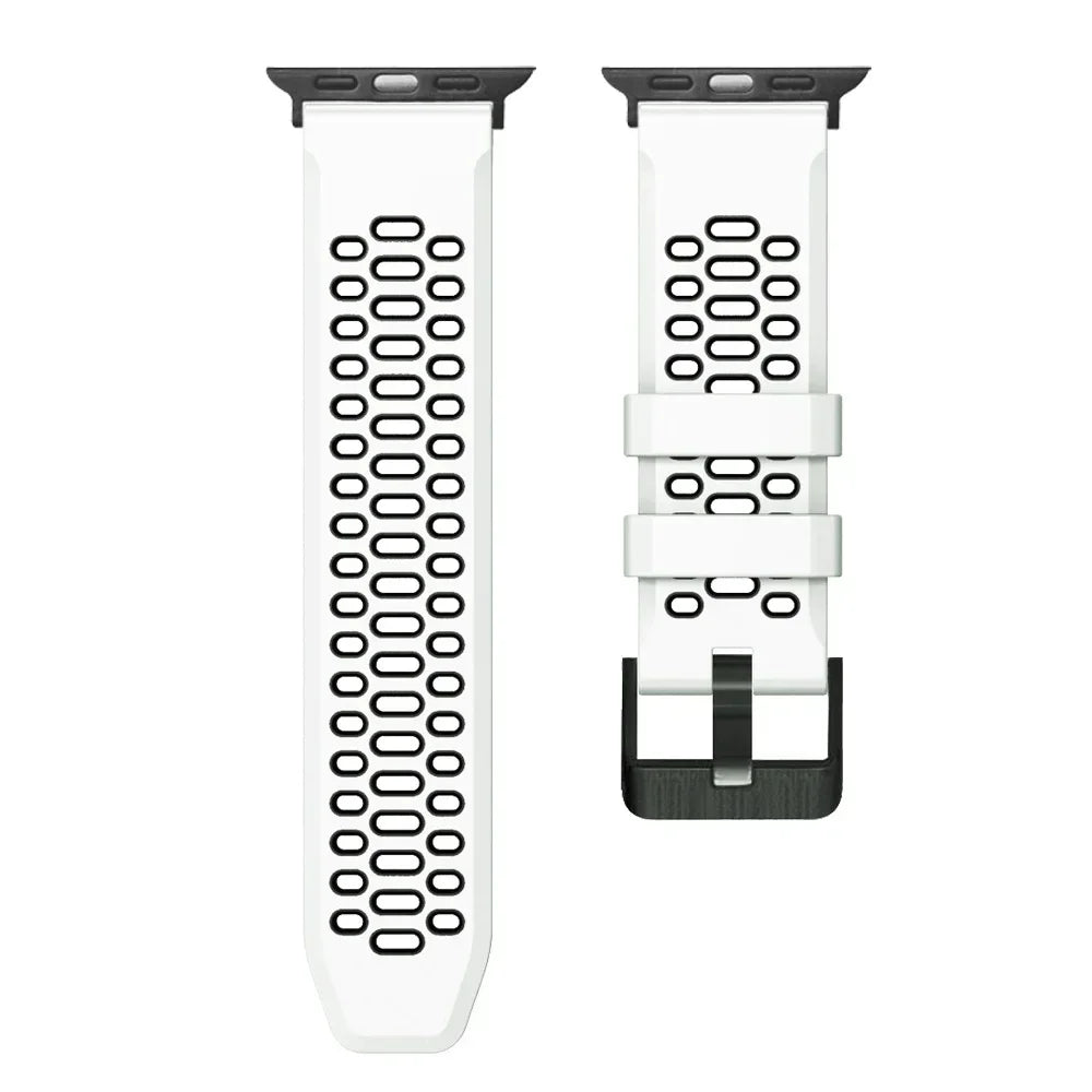 Sports Silicone Apple Watch Band | Durable, Adjustable, and Breathable - ZNOVOTECH