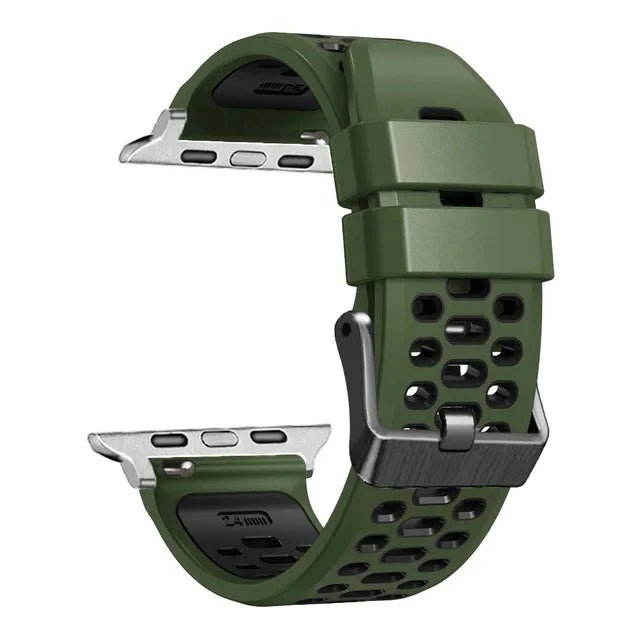 Sports Silicone Apple Watch Band | Durable, Adjustable, and Breathable - ZNOVOTECH