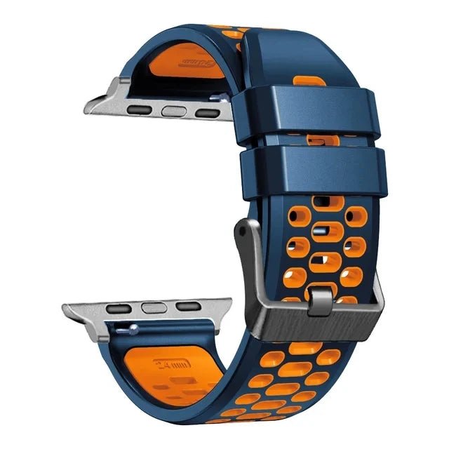 Sports Silicone Apple Watch Band | Durable, Adjustable, and Breathable - ZNOVOTECH