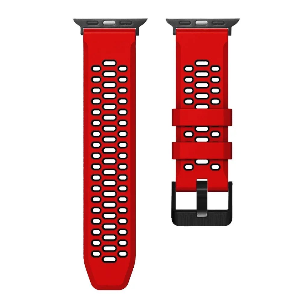 Sports Silicone Apple Watch Band | Durable, Adjustable, and Breathable - ZNOVOTECH