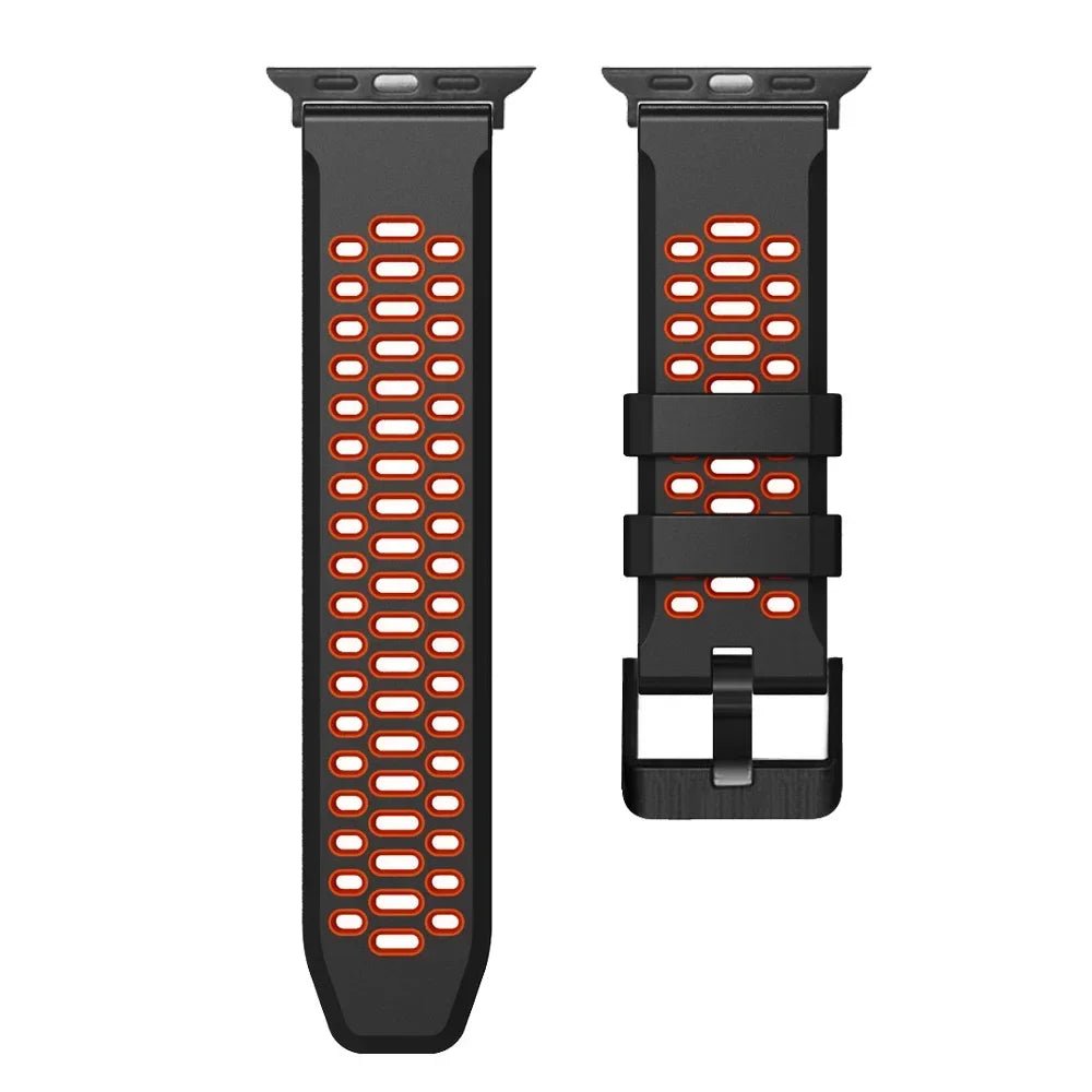 Sports Silicone Apple Watch Band | Durable, Adjustable, and Breathable - ZNOVOTECH