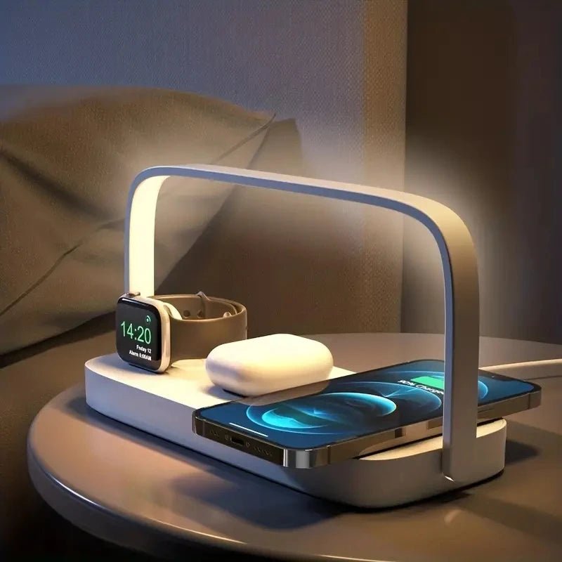 4 - in - 1 Wireless Charging Station with LED - ZNOVOTECH