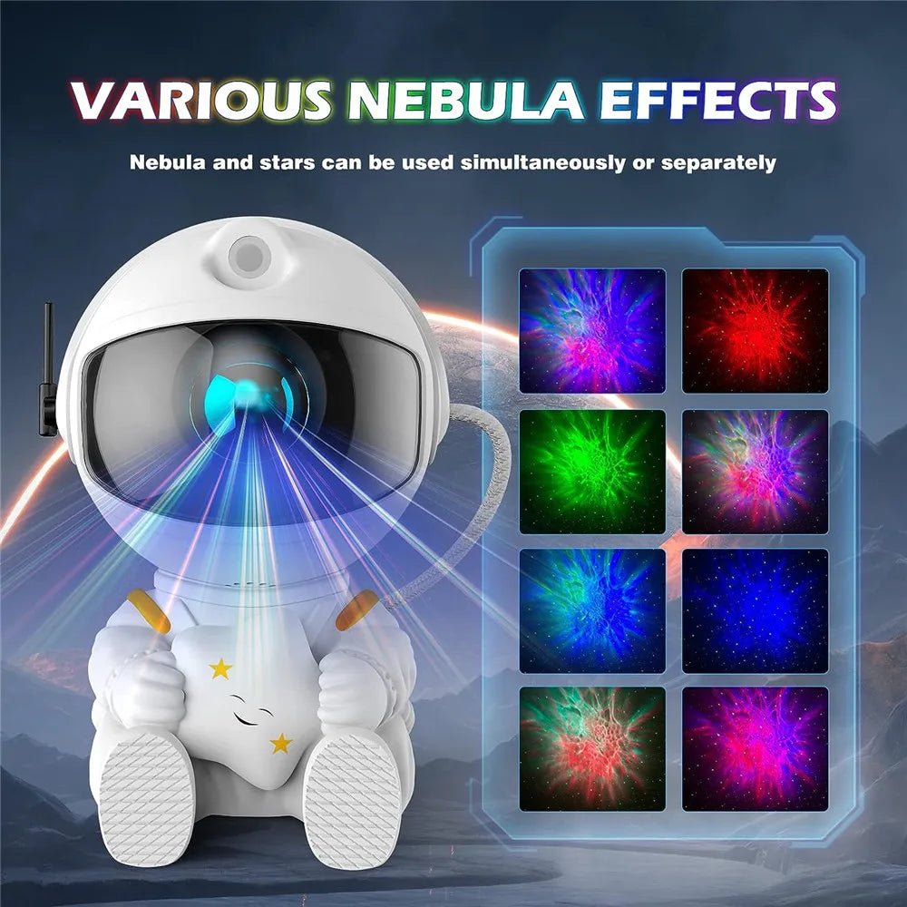 Astronaut Star Galaxy Projector | Remote Control & Multiple Light Modes - ZNOVOTECH