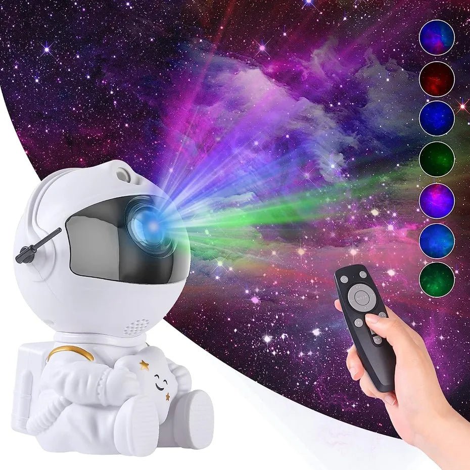 Astronaut Star Galaxy Projector | Remote Control & Multiple Light Modes - ZNOVOTECH