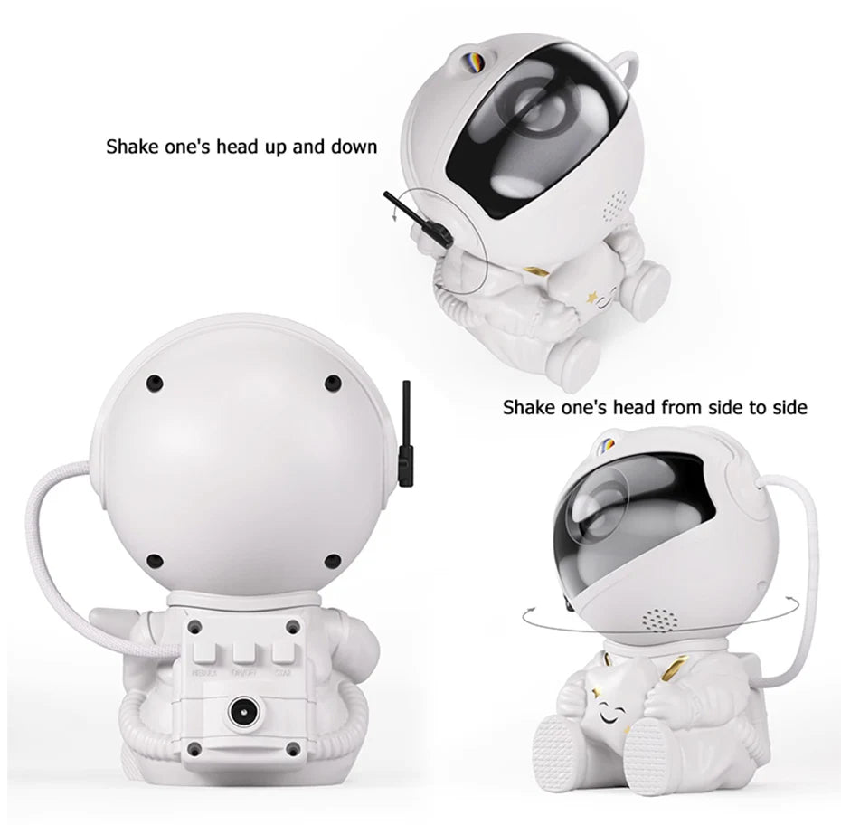 Astronaut Star Galaxy Projector | Remote Control & Multiple Light Modes - ZNOVOTECH