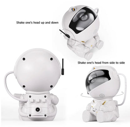 Astronaut Star Galaxy Projector | Remote Control & Multiple Light Modes - ZNOVOTECH