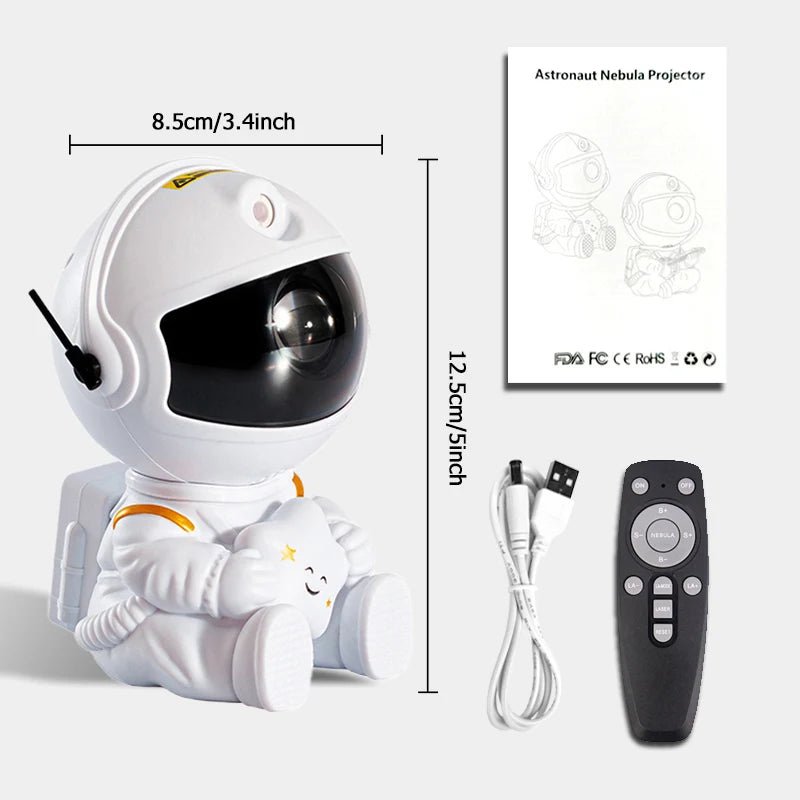 Astronaut Star Galaxy Projector | Remote Control & Multiple Light Modes - ZNOVOTECH