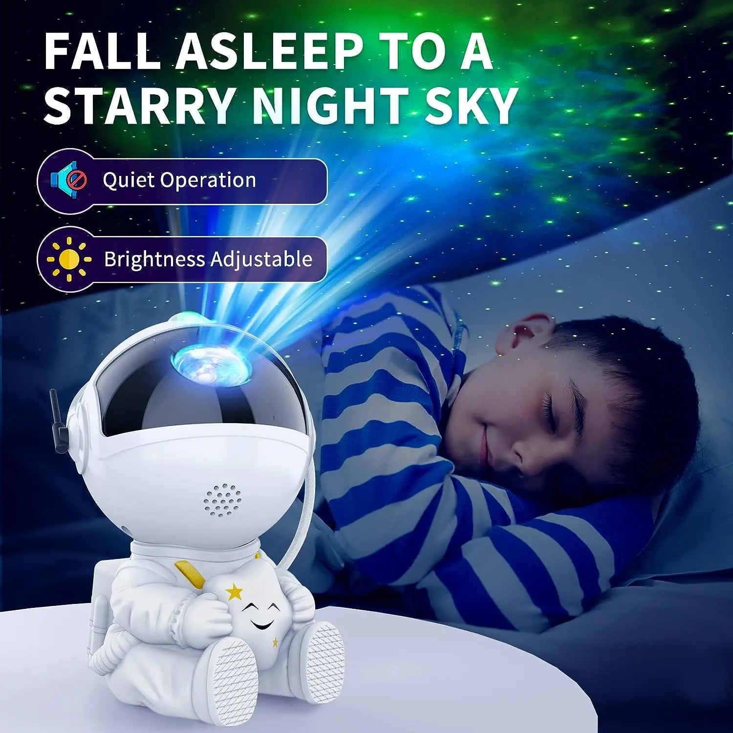 Astronaut Star Galaxy Projector | Remote Control & Multiple Light Modes - ZNOVOTECH