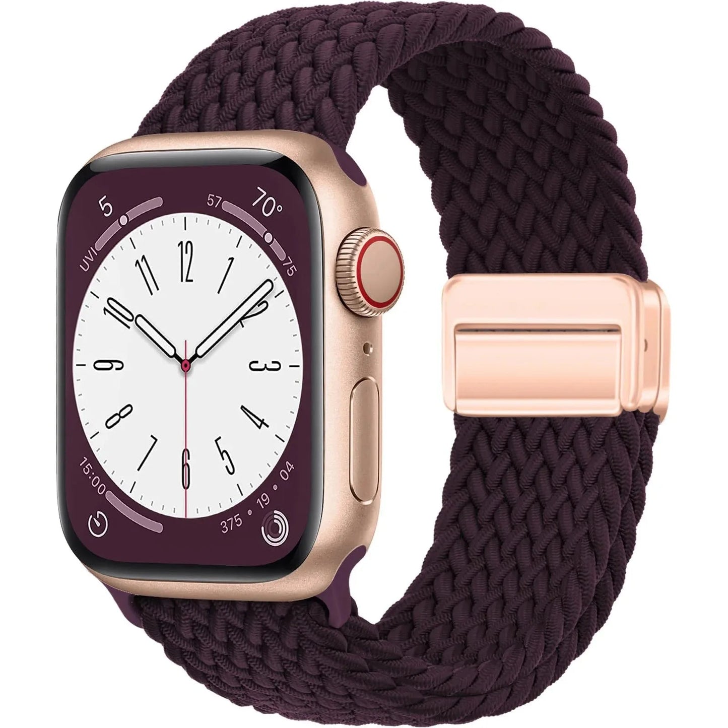 Braided Magnetic Apple Watch Band | Stretchy, Breathable, and Stylish - ZNOVOTECH