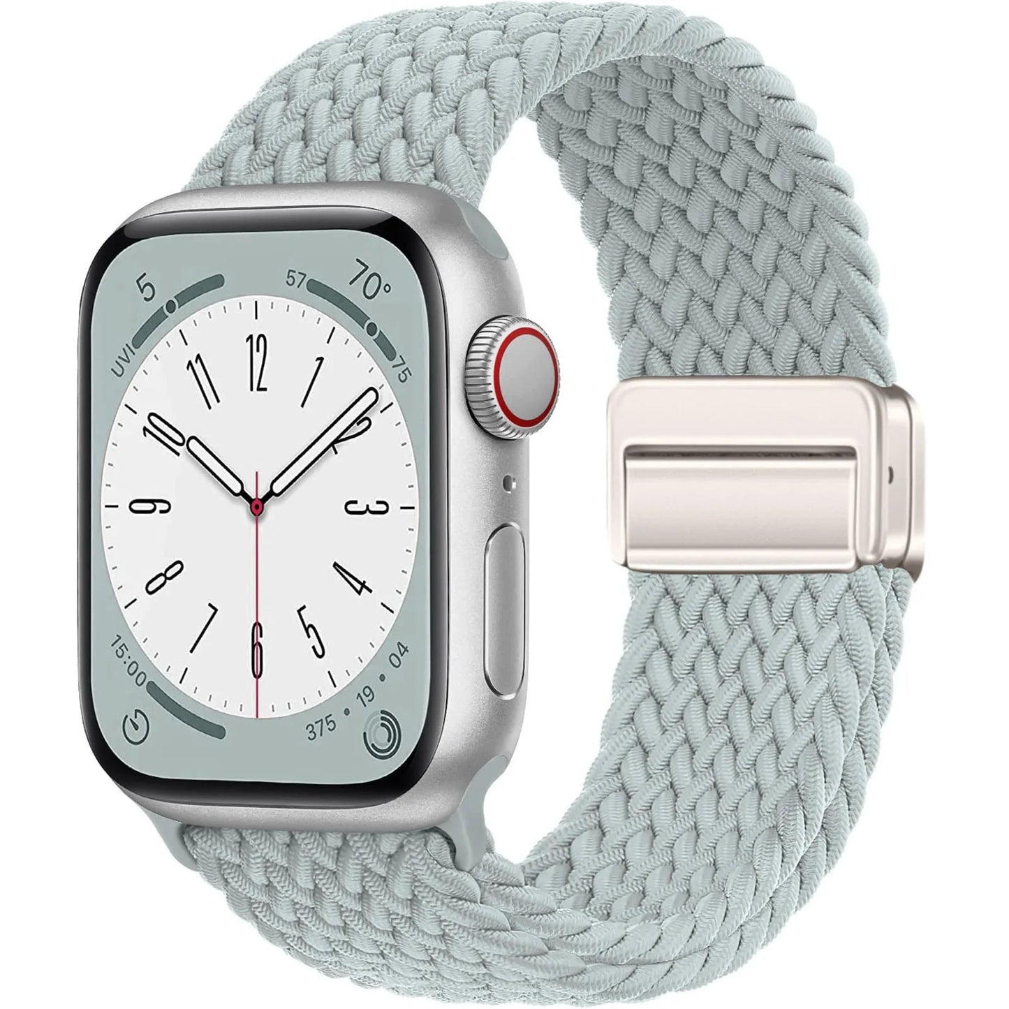 Braided Magnetic Apple Watch Band | Stretchy, Breathable, and Stylish - ZNOVOTECH