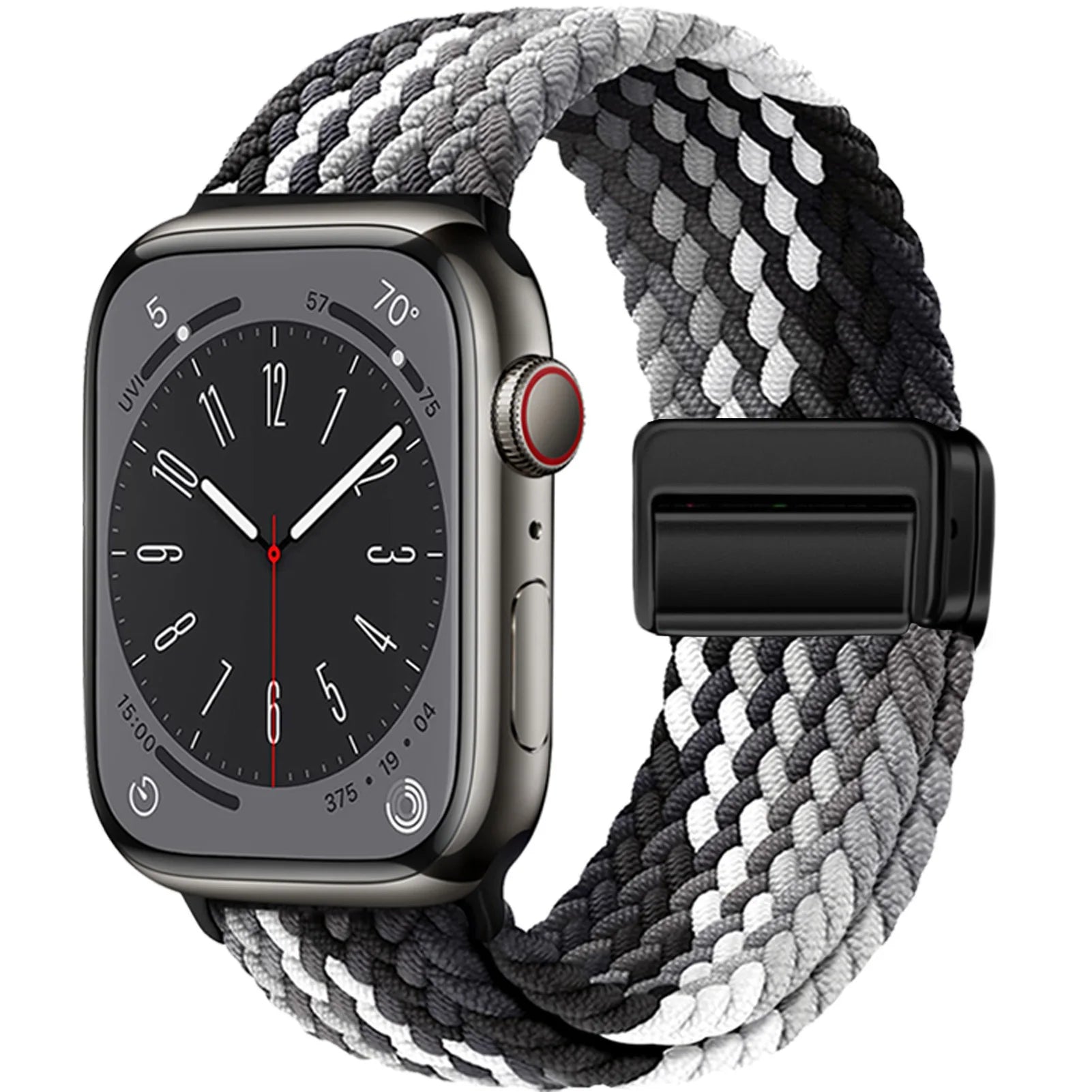 Braided Magnetic Apple Watch Band | Stretchy, Breathable, and Stylish - ZNOVOTECH