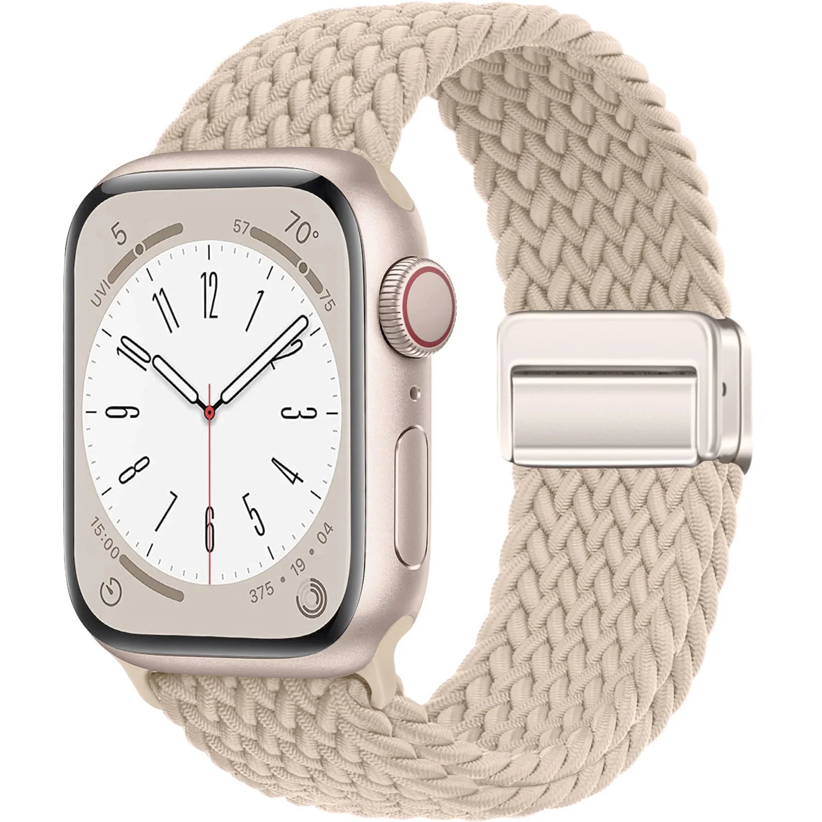 Braided Magnetic Apple Watch Band | Stretchy, Breathable, and Stylish - ZNOVOTECH