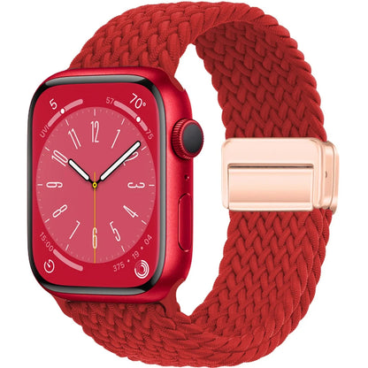 Braided Magnetic Apple Watch Band | Stretchy, Breathable, and Stylish - ZNOVOTECH