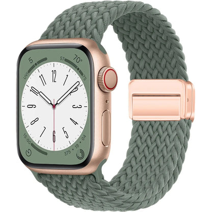 Braided Magnetic Apple Watch Band | Stretchy, Breathable, and Stylish - ZNOVOTECH