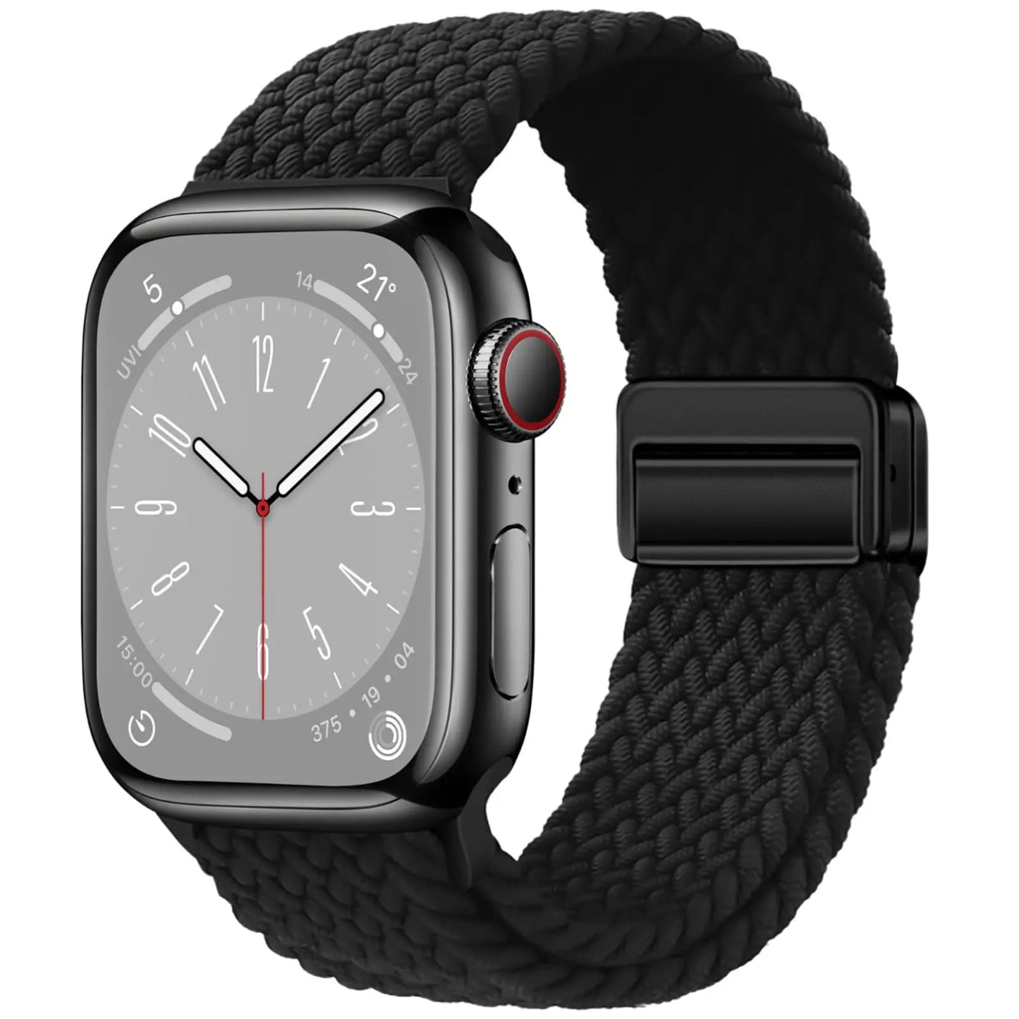 Braided Magnetic Apple Watch Band | Stretchy, Breathable, and Stylish - ZNOVOTECH