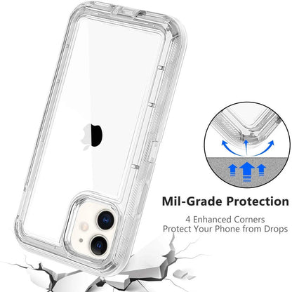 Crystal Clear Shockproof Phone Case | Transparent Slim Cover for iPhone 14, 15, 16, and More - ZNOVOTECH