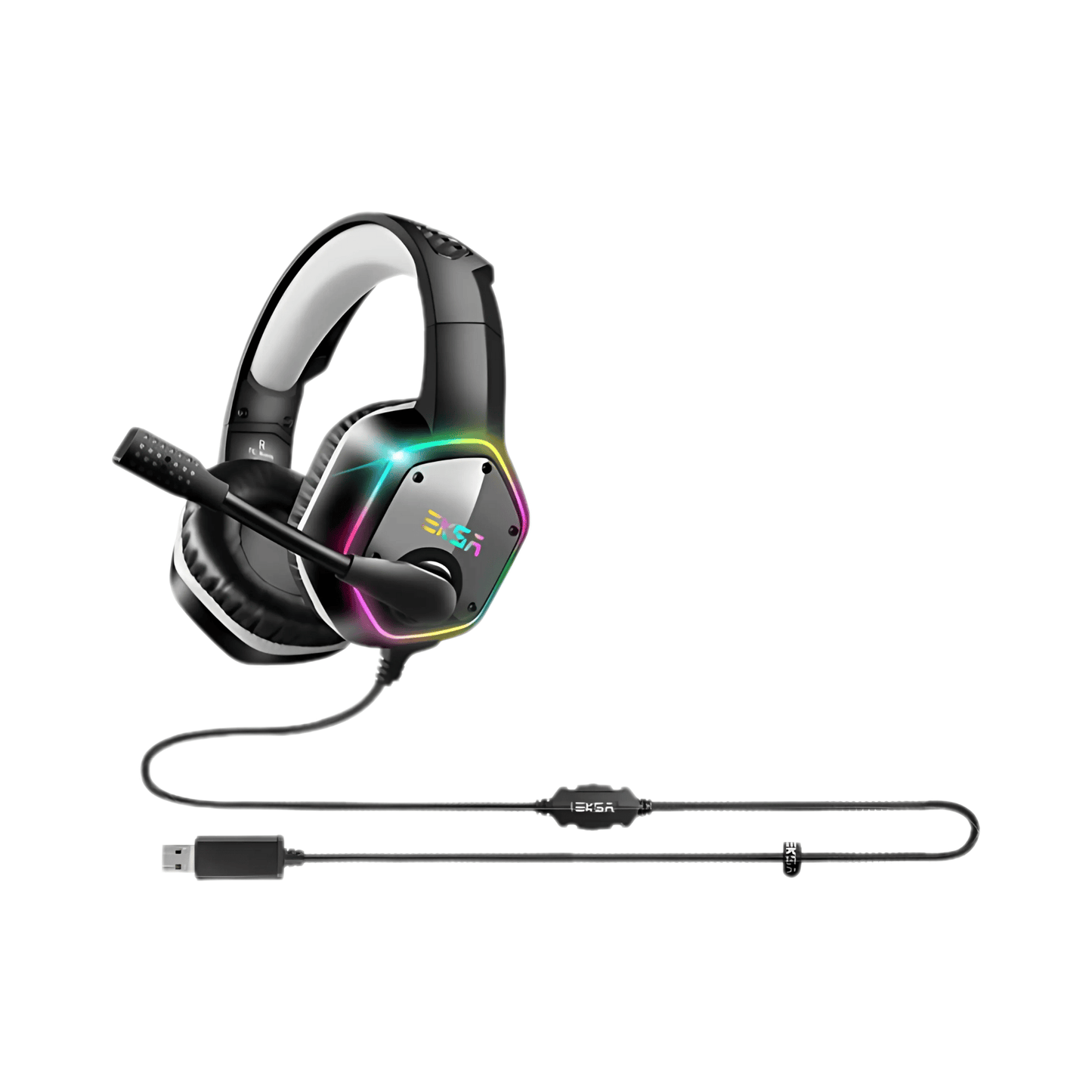 EKSA Wireless Gaming Headset – 7.1 Surround Sound & RGB Lighting - ZNOVOTECH