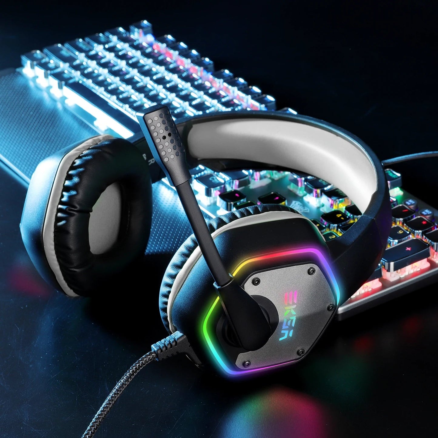 EKSA Wireless Gaming Headset – 7.1 Surround Sound & RGB Lighting - ZNOVOTECH