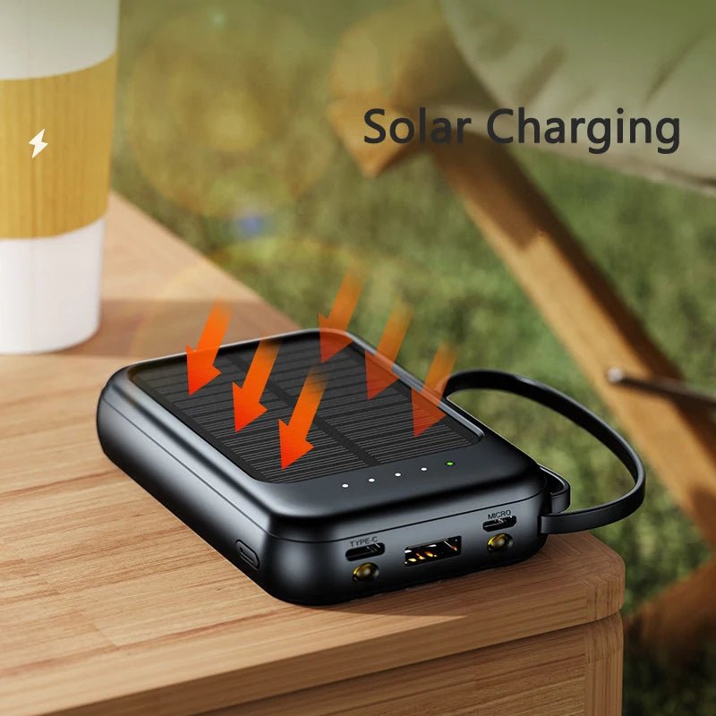 Lenovo 50000mAh Solar Power Bank | 2024 Super Fast Charging Portable Charger - ZNOVOTECH