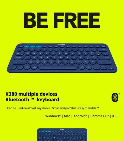 Logitech K380 Wireless Bluetooth Keyboard – Compact & Multi - Device - ZNOVOTECH