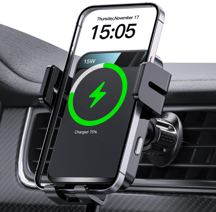 Magnetic Wireless Car Charger/Phone Holder - ZNOVOTECH