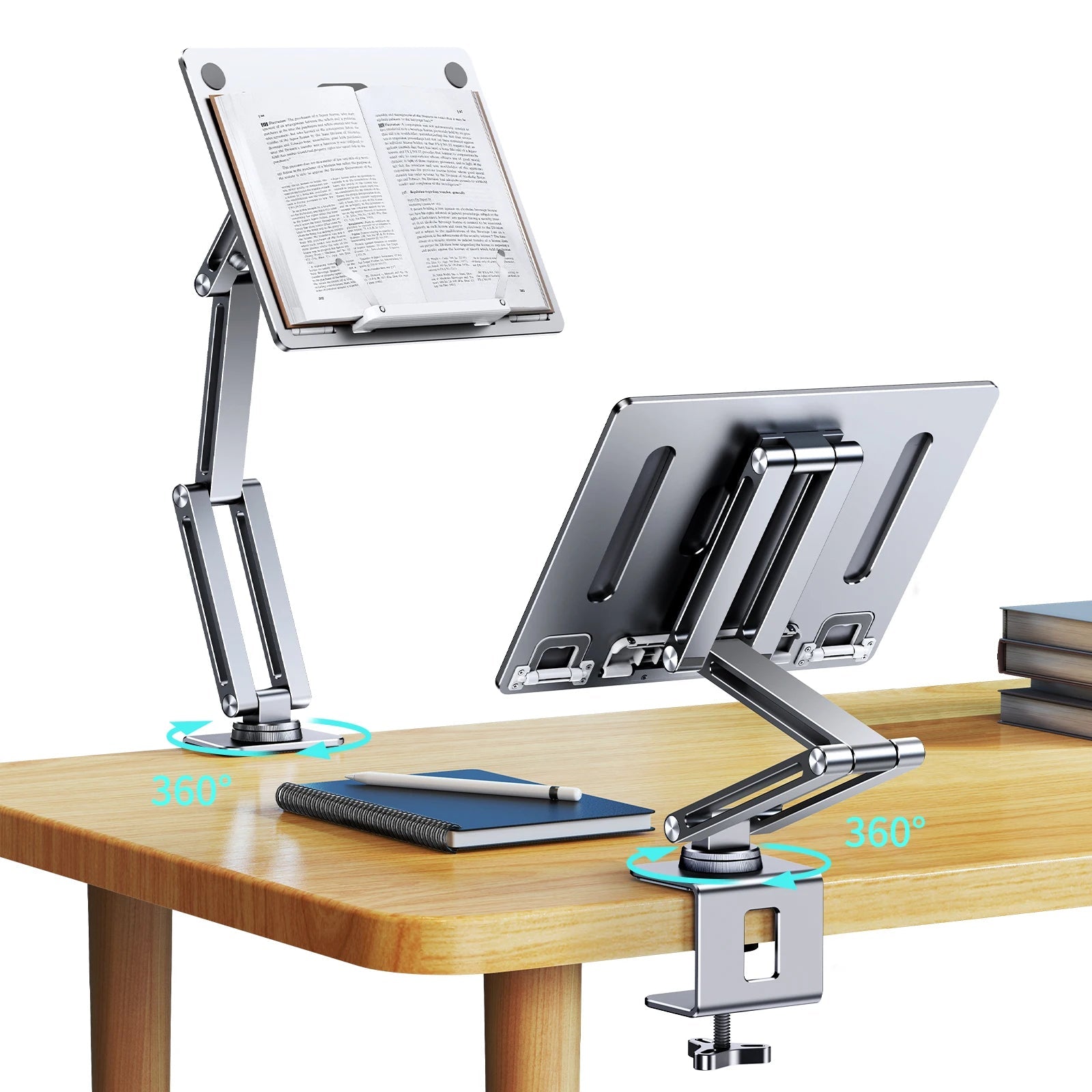 Oatsbasf Ergonomic Adjustable Laptop Stand | Integrated Design with No Installation Required - ZNOVOTECH