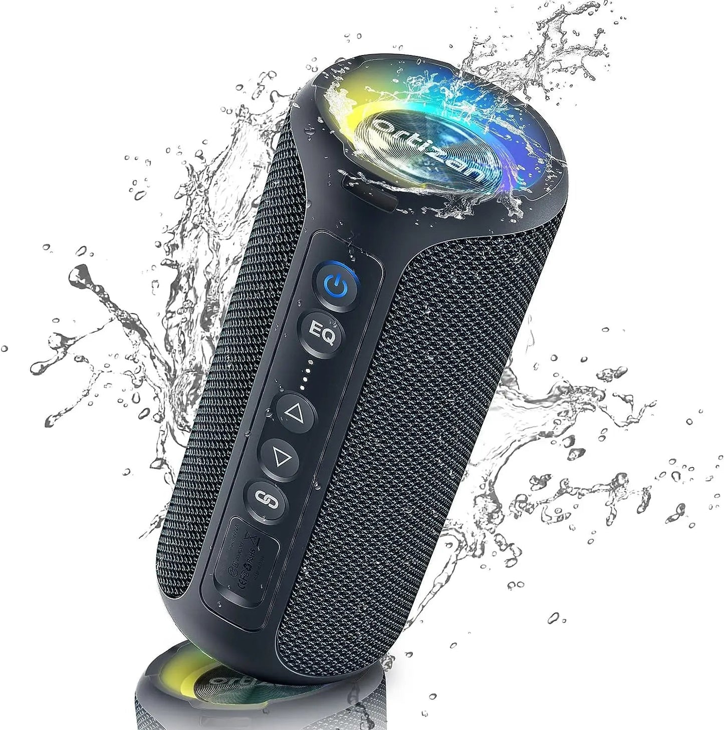 Ortizan Waterproof Wireless Speaker with RGB Lights - ZNOVOTECH