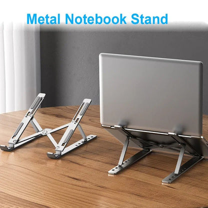 Portable Adjustable Laptop Stand | Ergonomic Aluminum Foldable Laptop Holder - ZNOVOTECH