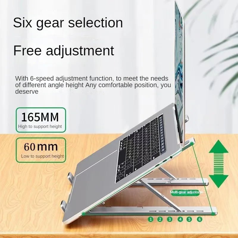 Portable Adjustable Laptop Stand | Ergonomic Aluminum Foldable Laptop Holder - ZNOVOTECH