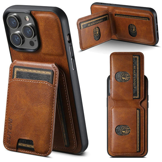 Premium Leather Wallet Phone Case – Magnetic Kickstand & Card Holder - ZNOVOTECH