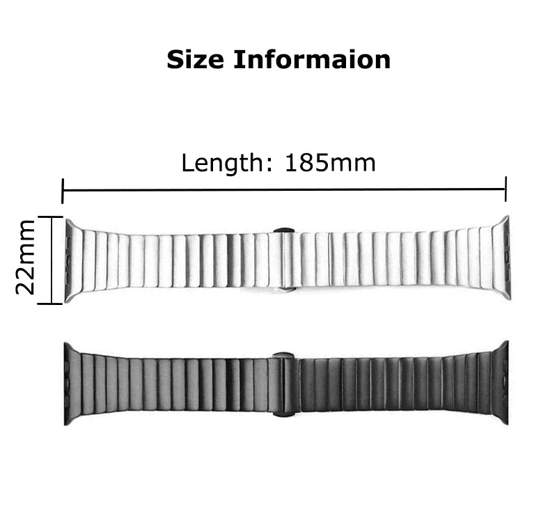 Premium Stainless Steel Watch Band for Apple Watch | Elegant and Durable - ZNOVOTECH